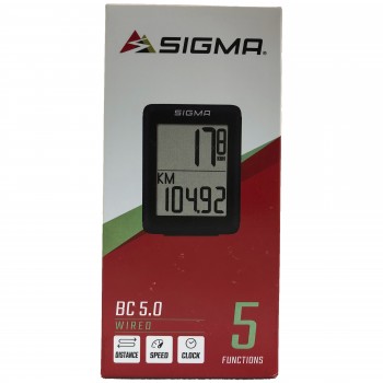 Велокомпьютер проводной Sigma Sport BC 5.0 WR (05210)