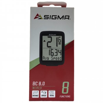 Велокомпьютер проводной Sigma Sport BC 8.0 WR (08210)