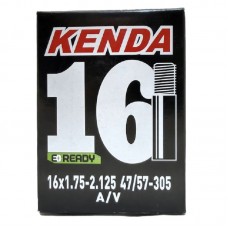 Велокамера Kenda 16 x 1.75 / 2.125 47/57-305 авто ниппель (511303)