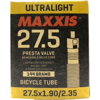 Велокамера Maxxis Ultralight 27.5 x 1.90 / 2.35 вело ниппель (IB75076300)