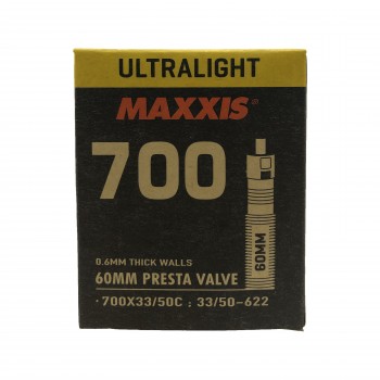 Велокамера Maxxis Ultralight 700 x 33 / 50c вело ниппель