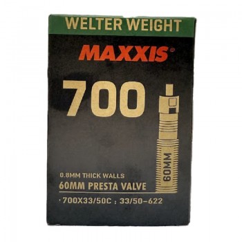 Велокамера Maxxis Welter Weight 700 x 33 / 50c вело ниппель (IB00137300)
