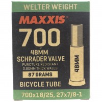 Велокамера Maxxis Welter Weight 700 x 18 / 25c, 27 x 7/8-1 авто ниппель (IB81559000)