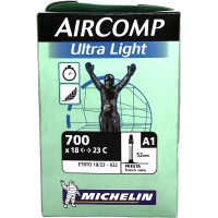 Велокамера Michelin Race A1 Comp Ultralight 700 x 18 / 23 вело ниппель