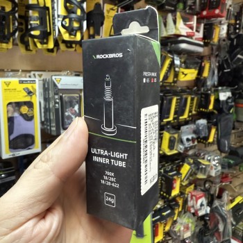 Велокамера Rockbros Ultra Lite Inner Tube 700 x 18 / 28c вело ниппель (39210019002)