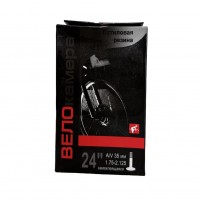 Велокамера самозаклеивающаяся бутиловая Sunchase 24 x 1.75 / 2.125 авто ниппель (17351)