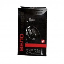 Велокамера самозаклеивающаяся бутиловая Sunchase 24 x 1.75 / 2.125 авто ниппель (17351)