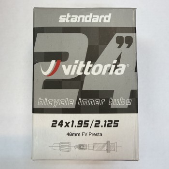 Велокамера Vittoria Standart 24 x 1.95 / 2.125 FV presta вело ниппель