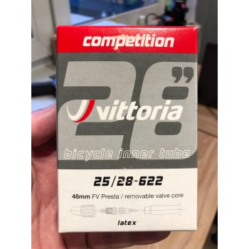 Велокамера Vittoria Competition Latex 700 x 25 / 28c FV presta вело ниппель