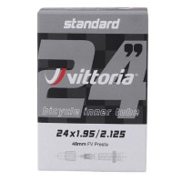 Велокамера Vittoria Standart 24 x 1.95 / 2.125 FV Presta вело ниппель
