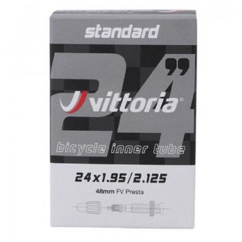Велокамера Vittoria Standart 24 x 1.95 / 2.125 FV Presta вело ниппель