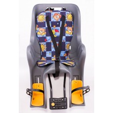 Детское велокресло с креплением Gros GH-928LG Dark Grey