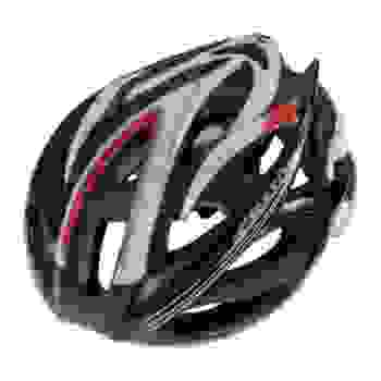Велошлем Cratoni Bullet Black-White-Red Glossy