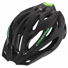 Велошлем Cratoni C-Limit Black Neon Green Rubber