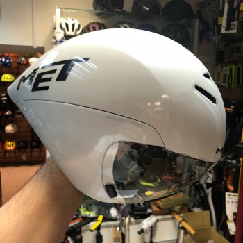 Велошлем Met Tri-Aero Drone Wide Body Helmet 2024 (3HM100CE00)