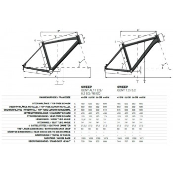 Велосипед городской BERGAMONT SWEEP 8.2 EQ GENT (2012) BLACK / GREY (MATT)