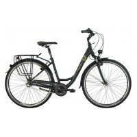 Велосипед городской Bergamont Belami N3 28 C1 (2014) White / Lime / Yellow / Green (Shiny)