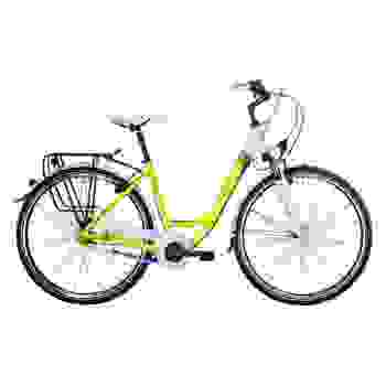 Велосипед городской Bergamont Belami N7 28 C1 (2014) WHITE / LIME / YELLOW / GREEN (SHINY)