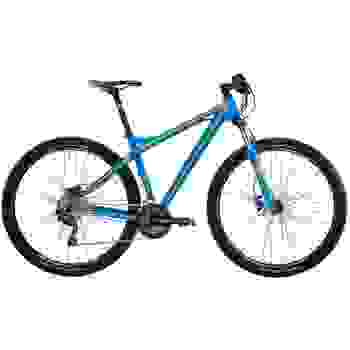 Велосипед горный BERGAMONT REVOX 5.4 (2014) CYAN / LIME / WHITE / BLUE (MATT)