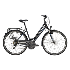 Велосипед туристический BERGAMONT SPONSOR TOUR SUSP. AMST. (2014) BLACK / CYAN / WHITE (MATT)