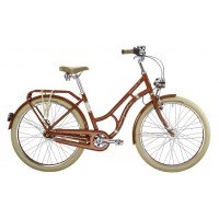 Велосипед городской Bergamont Summerville N7 26 C1 (2014) Red Brown / Cream White (Shiny)