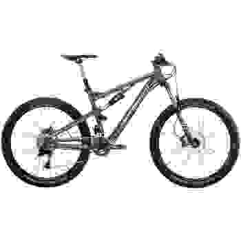 Велосипед горный BERGAMONT THREESOME SL 8.4 (2014) GREY / NEON YELLOW / WHITE ( MATT)