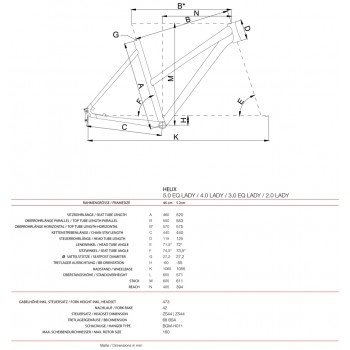 Велосипед универсальный Bergamont Helix 5.0 EQ Lady (2015)