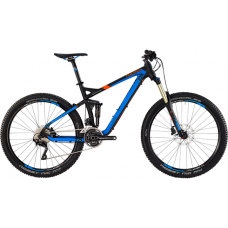Велосипед горный двухподвес Bergamont Trailster 6.0 (2015) Black / Blue / Orange (Matt)