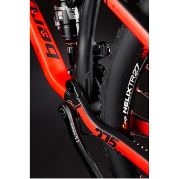 Велосипед горный двухподвес Bergamont Trailster EX 9.0 (2015) Black / Red (Matt)