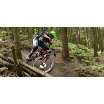 Велосипед горный двухподвес Bergamont Trailster EX 9.0 (2015) Black / Red (Matt)