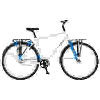 Велосипед городской Montego Nostalgic 1 Speed Gent (2013) White / Blue (Matt)