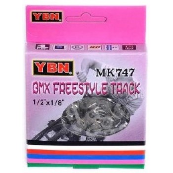 Цепь велосипедная односкоростная YBN MK747N 1/2" x 1/8" 112