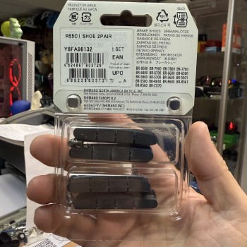 Вкладыш тормозных колодок Shimano шоссейные R55C+1мм. для DA / Ultegra / 105 (Y8FA98132)