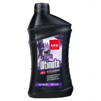Моторное масло AEG Ultimate Oil SAE 5w30 API SJ/CF для четырехтактных бензиновых и дизельных двигателей