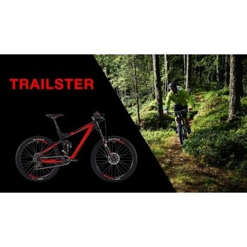 Велосипед горный двухподвес Bergamont Trailster EX 9.0 (2015) Black / Red (Matt)