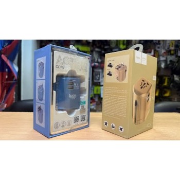 Сетевой адаптер Hoco AC3 Worldwide 2.4A Dual USB Travel Charger Adapter