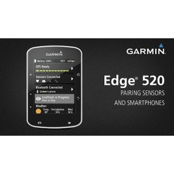 Велосипедный навигатор Garmin Edge 520 HRM + CAD (010-01369-00)