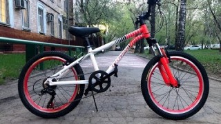 Велосипед подростковый Ciclistino Rider 20 (2019) White / Red