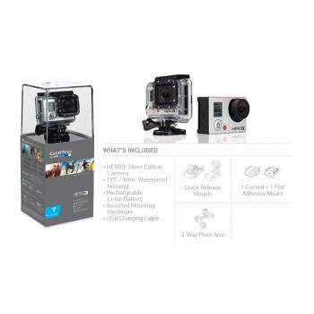Видеокамера GoPro HERO3 SILVER EDITION