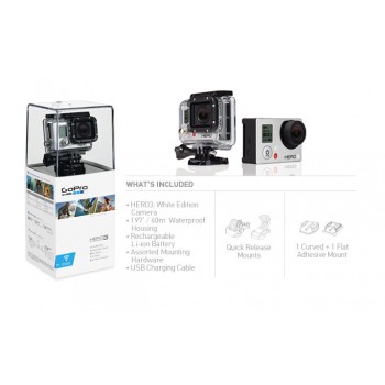 Видеокамера GoPro Hero 3 White Eedition CHDHE-302