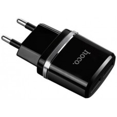 Сетевой адаптер Hoco Dual USB Charger 2.4A (C12)