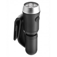 Фонарь с аккумулятором и ЗУ от прикуривателя Neoline Lumen Black