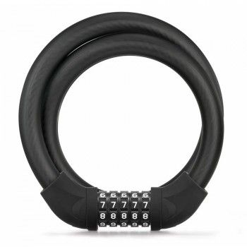 Трос велосипедный с кодовым замком Rockbros RKS870-BK