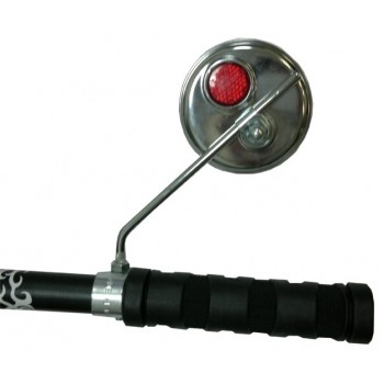 Зеркало велосипедное круглое с катафотом WeiJia CL-101