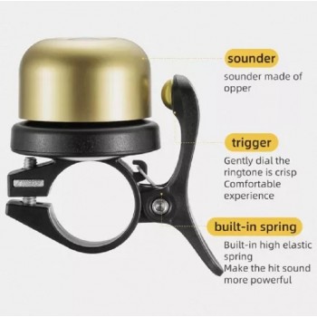 Велосипедный звонок ударный Rockbros медный BT-1 (0579-85263215)